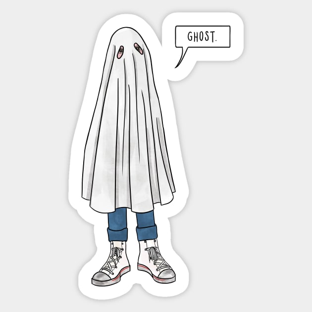 Eleven: Ghost! Sticker by horribleaccents